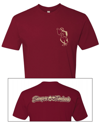 Pelican Short Sleeve Maroon T-Shirt